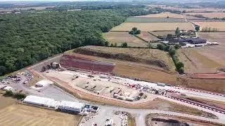 HS2 Construction - Long Itchington Wood Tunnel (North Portal) - 2022-08-06