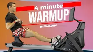 4 Minute Rowing Warmup - Works on Any Rowing Machine | RowAlong