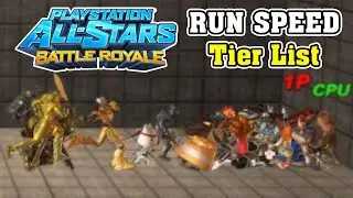 Playstation All-Stars 1.12 | Run Speed Tier List