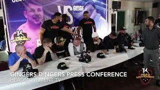 GINGE FROM SHARD END - FULL UNCUT PRESS CONFERENCE FOR 28/02 - GINGE - BIG POD - TOMMY HENCH - BOSS