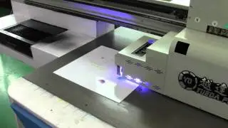 2512 konica acrylic uv machinery uv led flatbed acrylic printer with led lamp