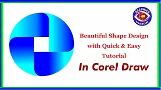 Attractive Shape Logo Design in CorelDraw Tutorial |  Corel Draw Design Tips | Graphics Vision