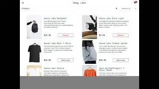 Testing Swag Labs