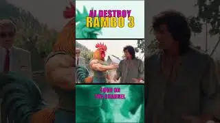 Рэмбо и его друг Генерал Петух! ИИ уничтожает классику кино 80-х.