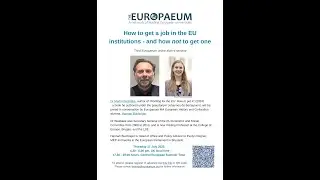 How to get a job in the EU institutions - and how not to get one