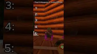 These are my top 5 best weapons in Animal Rivals #animalrivals #vr
