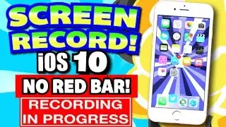 iOS 10: Get Screen Recorder for iPhone, iPad, iPod Touch FREE (NO JAILBREAK) (WITHOUT COMPUTER)