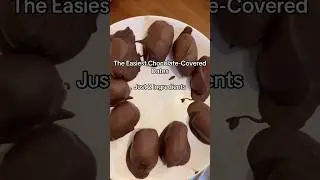 The Easiest Chocolate-Covered Dates | Just 2 Ingredients #shorts