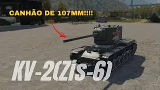 O tanque SOVIÉTICO que NIVELOU o jogo no KV-2 | War Thunder Mobile
