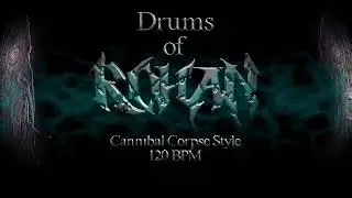 Drum Beat - Metal - 120 bpm - Cannibal Corpse Style