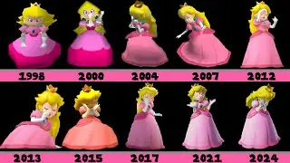 Evolution of Princess Peach Dying Losing in Mario Party Games (1998-2024)