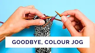 How to prevent colour jog when knitting stripes in the round