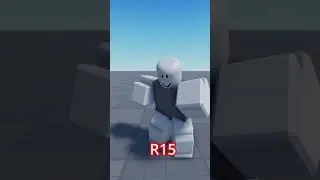 🤔What if R15 was R6?👀 Roblox #shorts #gaming #roblox #curious