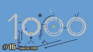 Special 1000+ - Algodoo Marble Race
