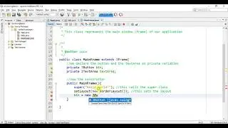 Java Swing - a button and a text area