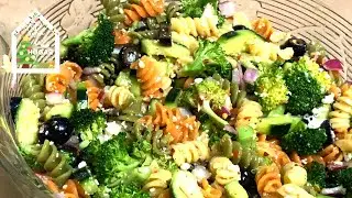 Ensalada Italiana Fría de Pasta| Italian Pasta Salad