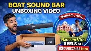 👍 BOAT 👍 SOUND 👍 BAR 👍 UNBOXING SUBSCRIBE KAREN VIDEO ACCHI LGE TO #unboxing #boat #viralunboxing 