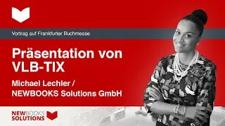 Frankfurter Buchmesse: Pr&auml;sentation von VLB-TIX (Michael Lechler, NEWBOOKS Solutions GmbH)