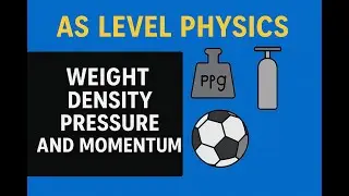 AS Level Physics | Momentum, Weight & Density Explained with Real-Life Examples