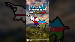 Ethnic map of the Caucasus #map #history #mapping #geography #fyp #geographythroughmaps