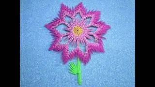 Flor Lirio Origami 3D Tutorial