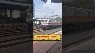 22943 Daund - Indore SF Express skip Hadapsar #shorts #highspeedtrain #expresstrain