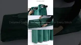How to Hang Curtains? | Velvet Curtains | The Curtain Shop #diy #homedecor #curtains #interiordesign