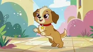Sunny the Dancing Puppy 🐶✨ | Cute Jumping Dog Loop for Kids