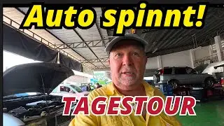 Auto spinnt! Werkstatt-Tag + Polizeikontrolle 🚔1 Stunde Isaan-Alltag. Unser langer Tag in der Stadt