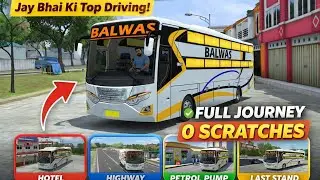 Balwas Travels Bus Game 🚍 | Safe Driving 😍 No Scratch | Highway, Petrol Pump & Last Stand