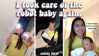 *ANOTHER* BABY THINK IT OVER VLOG // TAKING CARE OF THE ROBOT BABY AGAIN