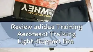 Review adidas Training Aeroreact Training Light-Support Bra Women Black HB9884
