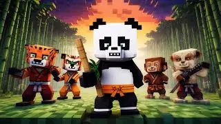 Kung Fu Panda Meets Minecraft &ndash; Epic Blocky Showdown!