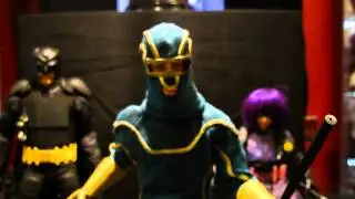 KICK-ASS Hit Girl, Kick-Ass and Big Daddy Custom 1/6 Figures by Elvis1976