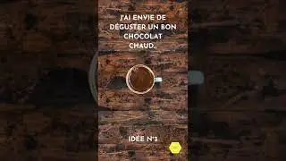 Id&eacute;e n&deg;3 Chocolats Chauds : Chocolat Noir - Zeste Orange - Lait Noisette