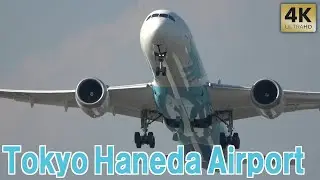 羽田空港 ソラムナード羽田緑地 Tokyo Haneda Airport Soramunado/Plane Spotting 2601v1 N87AK JA721A SONY AX60/AX45A
