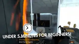 Not Hard Portal into an Office in Test Chamber 15 of Portal! (Under 5 minutes!)