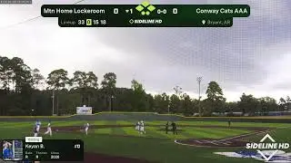 Conway Cats AAA vs. Mtn Home Lockeroom (2025.07.26)