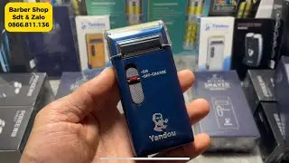 Máy Cạo Râu Khô Yandou Xanh Sc-312 Bản Cao Cấp Metalmen Shaver, Giá Chỉ 200k Bao Ship, Máy Khoẻ Bền