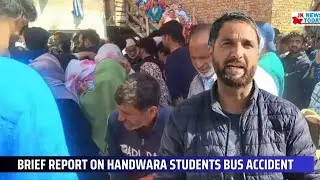 brief report on Handwara Students bus Accident  |  JK News Today