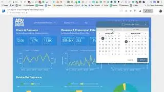 Free Google Data Studio Template - Overview of Features & Pages