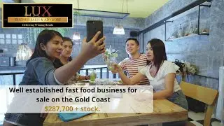 Well established fast food business for sale on the Gold Coast