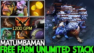 MATUMBAMAN [Alchemist] Free Farm Stacking 11 Min Battle Fury 1200 GPM Dota 2