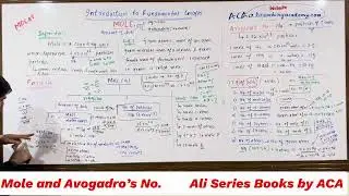 MDCAT Chemistry Lec 1 Mole and Avogadro's Number | Introduction of fundamental concepts | Ali Sudais