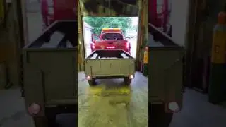Final electrical check on Bantam trailer