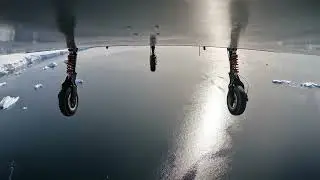 First Footage Released of Large Drone Flying Over Antarctica