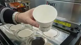 J Pack Srl, TSS-112 запайка бумажных стаканов