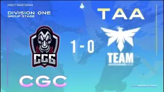 CWL S5 HIGHLIGHTS | DIVISION ONE | GROUP B | CGC vs TAA | GAME 2