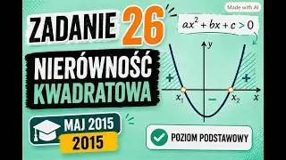 Nier&oacute;wność  kwadratowa - Maj 2015
