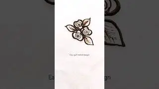 Easy gulf mehndi design #gulfmehandi #shorts #youtubeshorts @Apnimehndi